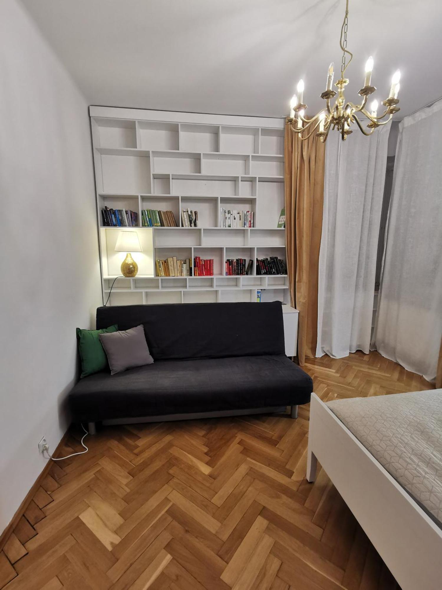 Cozy Spacious Apartment With Balcony クラクフ エクステリア 写真